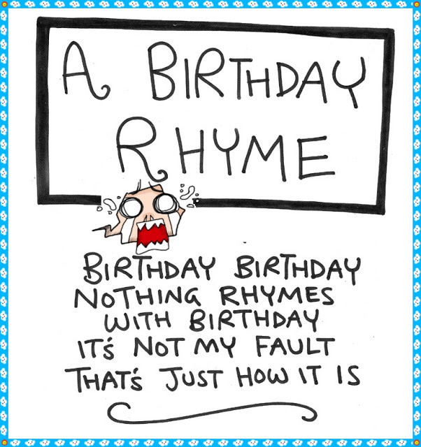 Funny Rhyming Quotes
 Funny Happy Birthday Poems for Husband