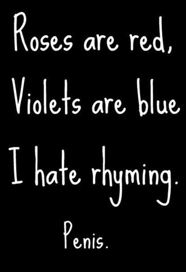 Funny Rhyming Quotes
 Roses Are Red Funny Quotes QuotesGram