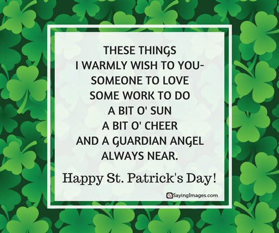 Funny St Patricks Day Quotes
 Happy St Patrick s Day Quotes & Sayings