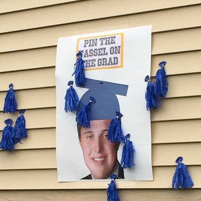 Game Ideas For Graduation Party
 Graduation party game Pin the tassel on the grad Credit to