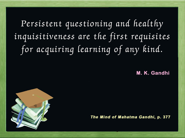 Gandhi Quotes On Education
 Gandhi Quotes Education QuotesGram