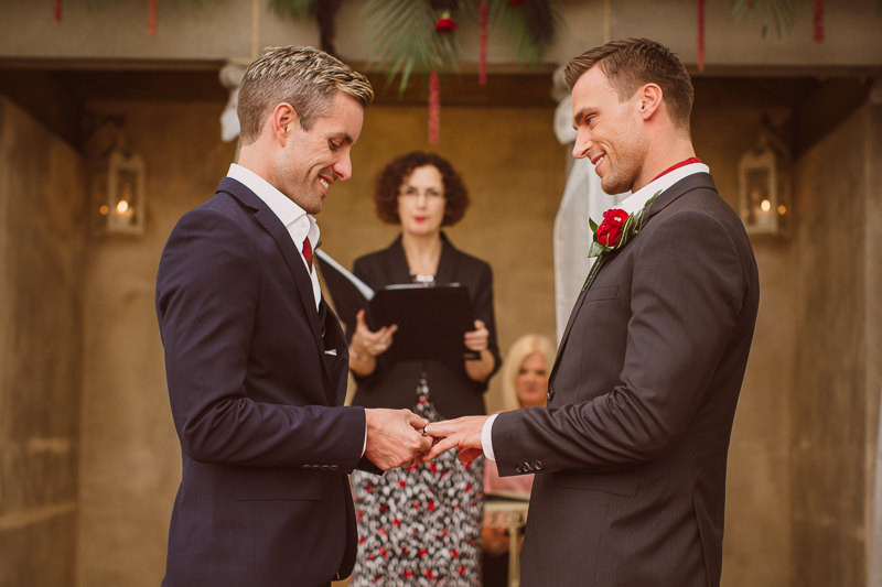 Gay Wedding Vows
 New trend among couples has many upset pictures