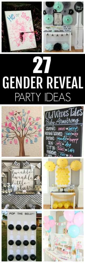 Gender Party Reveal Ideas
 27 Creative Gender Reveal Party Ideas Pretty My Party