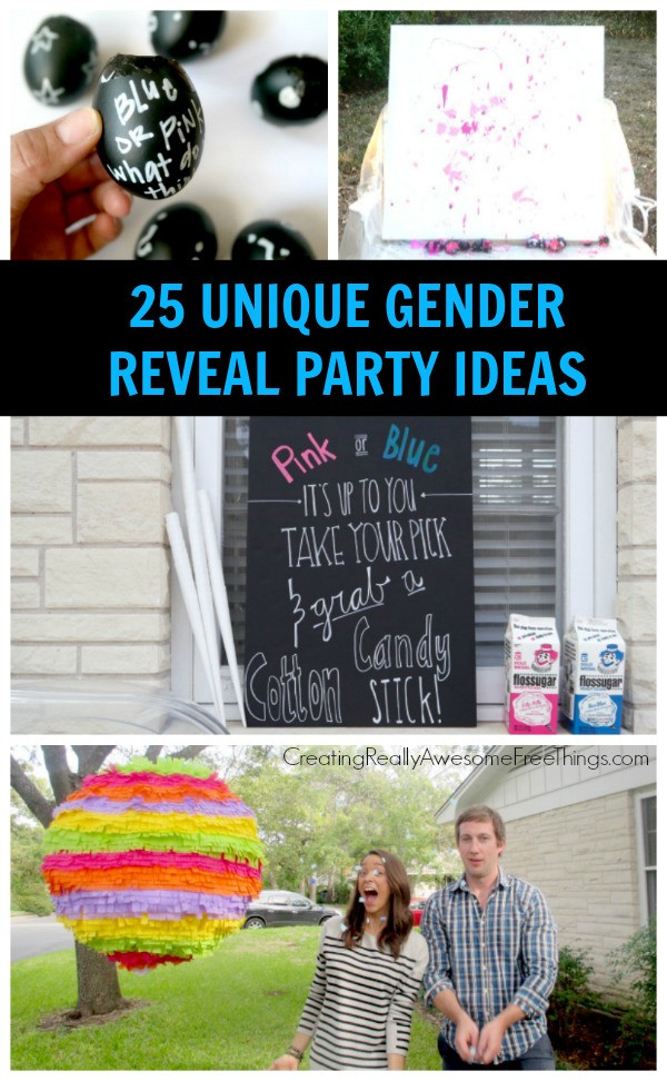 Gender Party Reveal Ideas
 25 Gender Reveal Party Ideas C R A F T