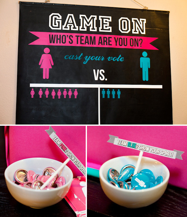 Gender Reveal Party Game Ideas
 Girl vs Boy Gender Reveal Party Hostess with the Mostess