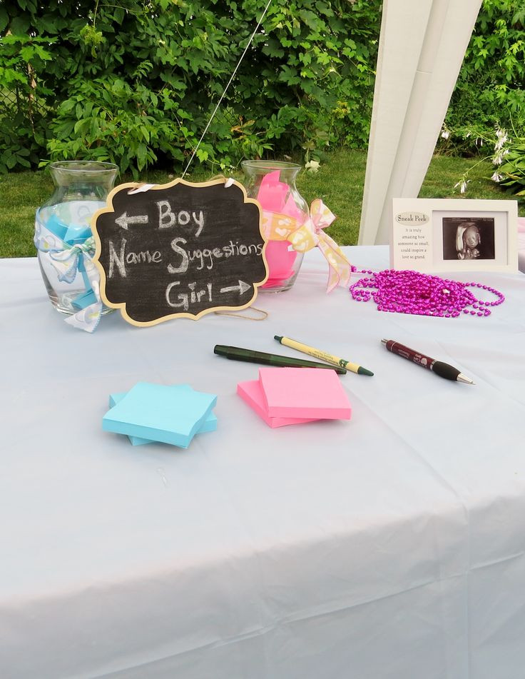 Gender Reveal Party Name Ideas
 Gender Reveal Party game boy girl name suggestions also