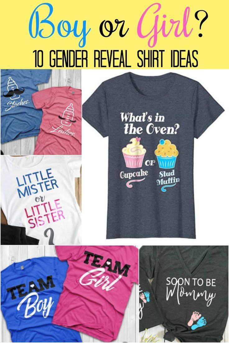 Gender Reveal Party Shirt Ideas
 The Perfect Gender Reveal Shirts for Everyone