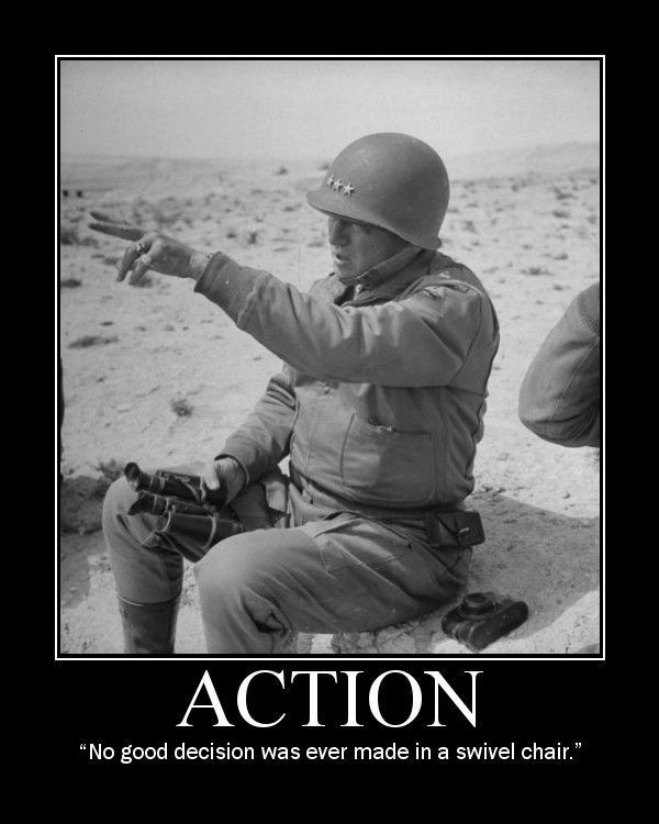 General Patton Quotes On Leadership
 George S Patton Motivational Posters Patton