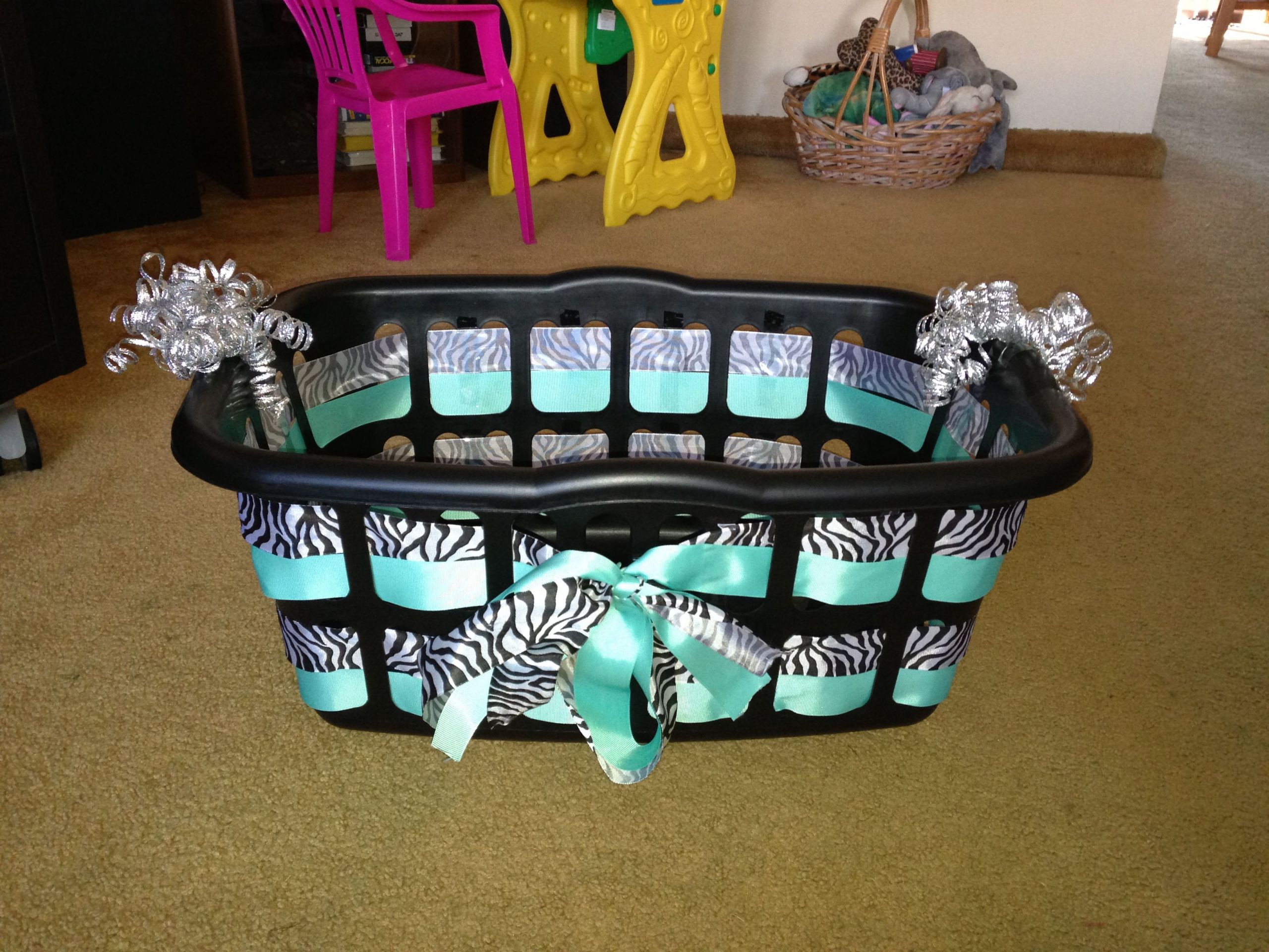 Gift Basket Decoration Ideas
 Wishing well for baby shower