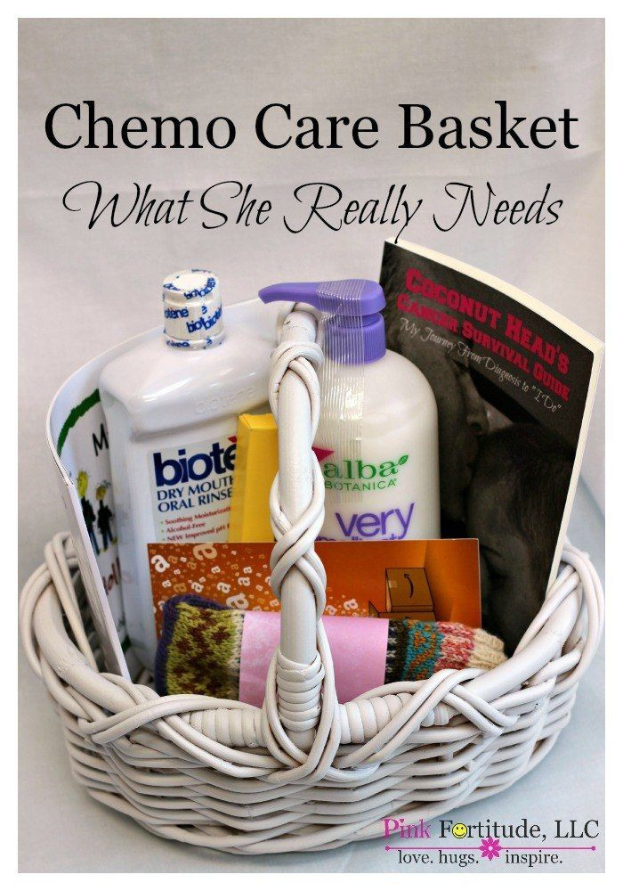 Gift Basket Ideas For Breast Cancer Patient
 Chemo Care Basket What She Really Needs