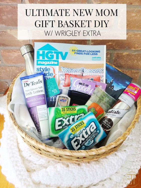 Gift Basket Ideas For New Parents
 Ultimate New Mom Gift Basket DIY