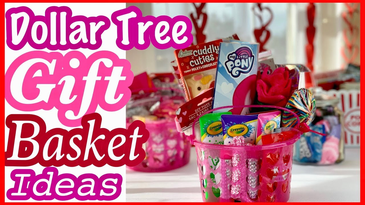 Gift Baskets For Children
 Dollar Tree GIFT BASKET IDEAS for Kids & Adults