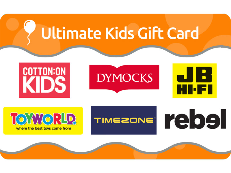 Gift Card For Kids
 $30 Ultimate Kids Gift Card Shopping