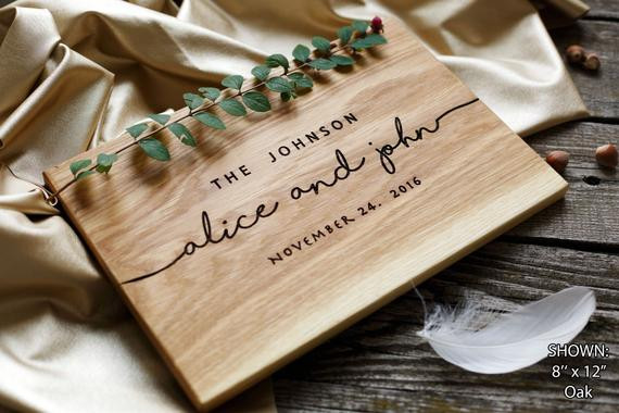 Gift For Wedding
 Wedding Gift Personalized Cutting Board Gift by