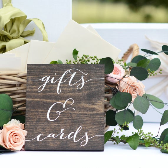 Gift For Wedding
 Gifts and Cards Sign Wedding Gift Table Sign Gifts Sign