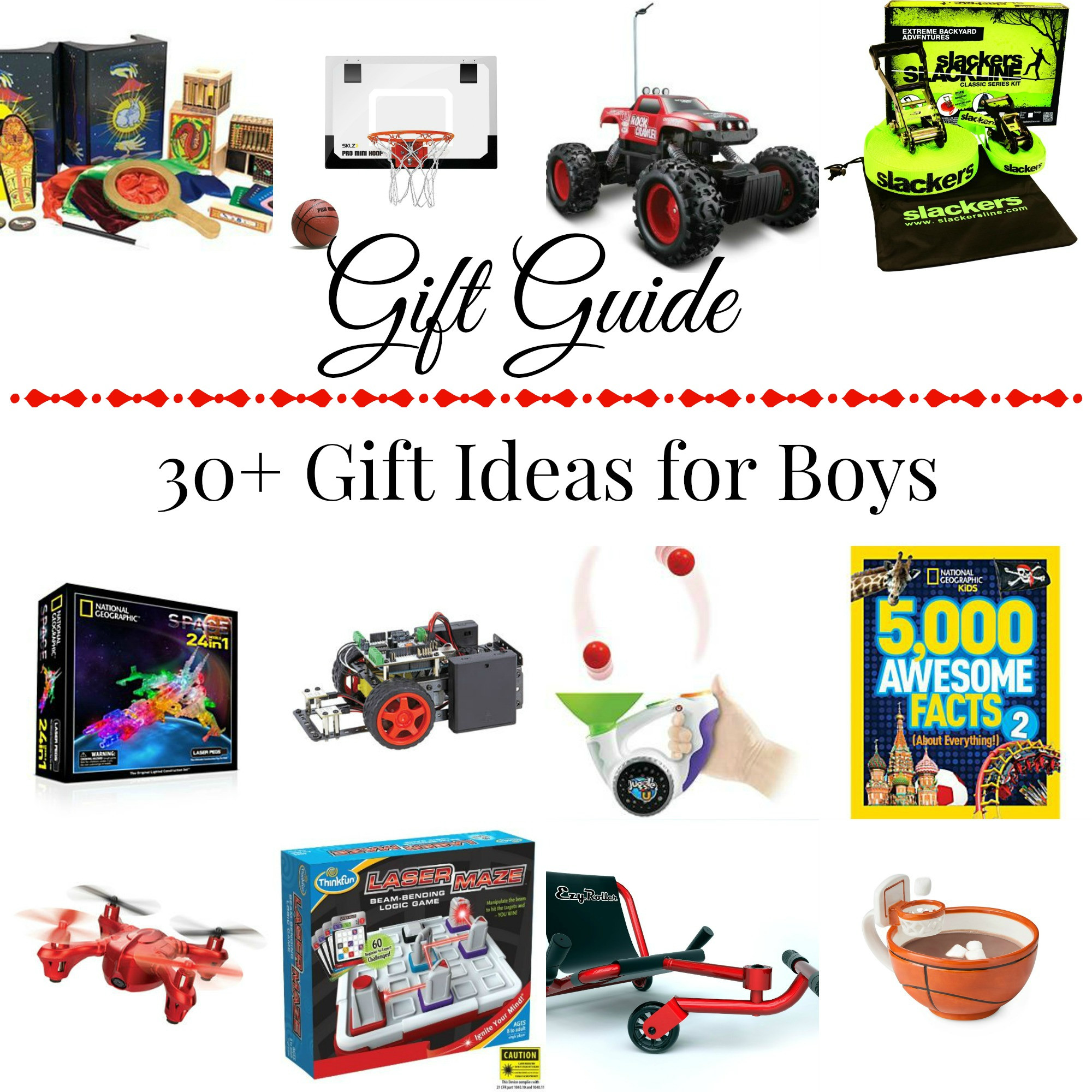Gift Ideas Boys
 30 Gift Ideas for Boys