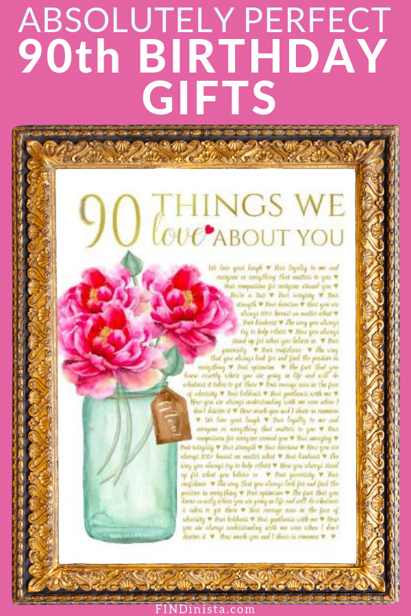 Gift Ideas For 90Th Birthday
 90th Birthday Gift Ideas