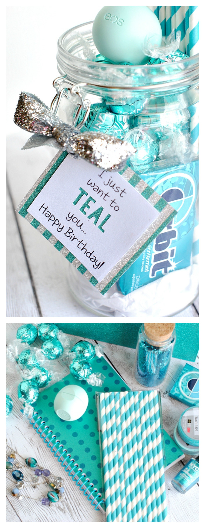 Gift Ideas For Birthday
 Colorful t basket ideas A girl and a glue gun