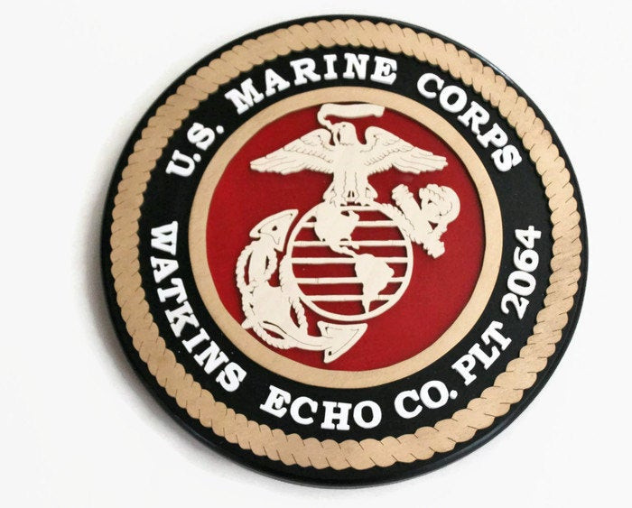 Gift Ideas For Marine Boot Camp Graduation
 USMC Personalized Boot Camp Graduation Plaque Made Wood