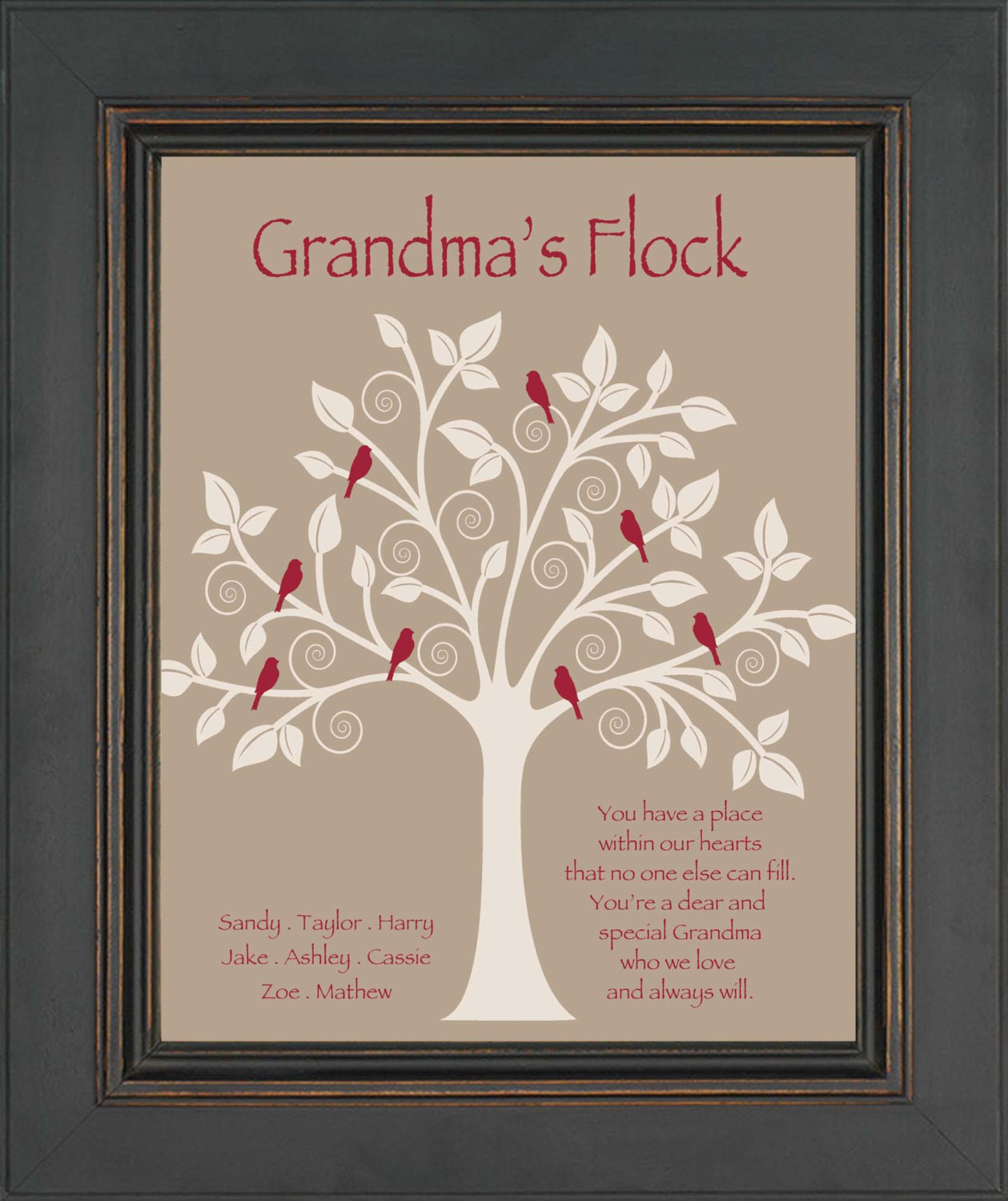 Gift Ideas For New Grandmothers
 Grandma Gift Family Tree Personalized t for Grandmother