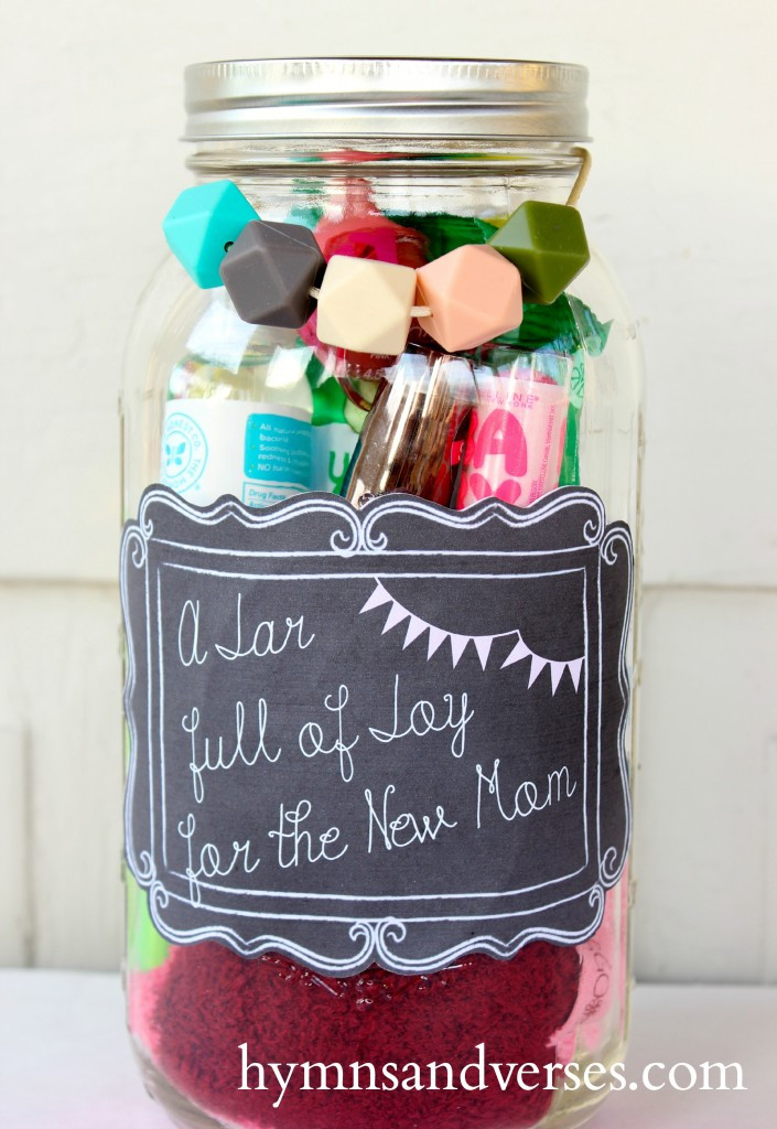 Gift Ideas For New Mothers
 Mason Jar Gift for the New Mom Hymns and Verses