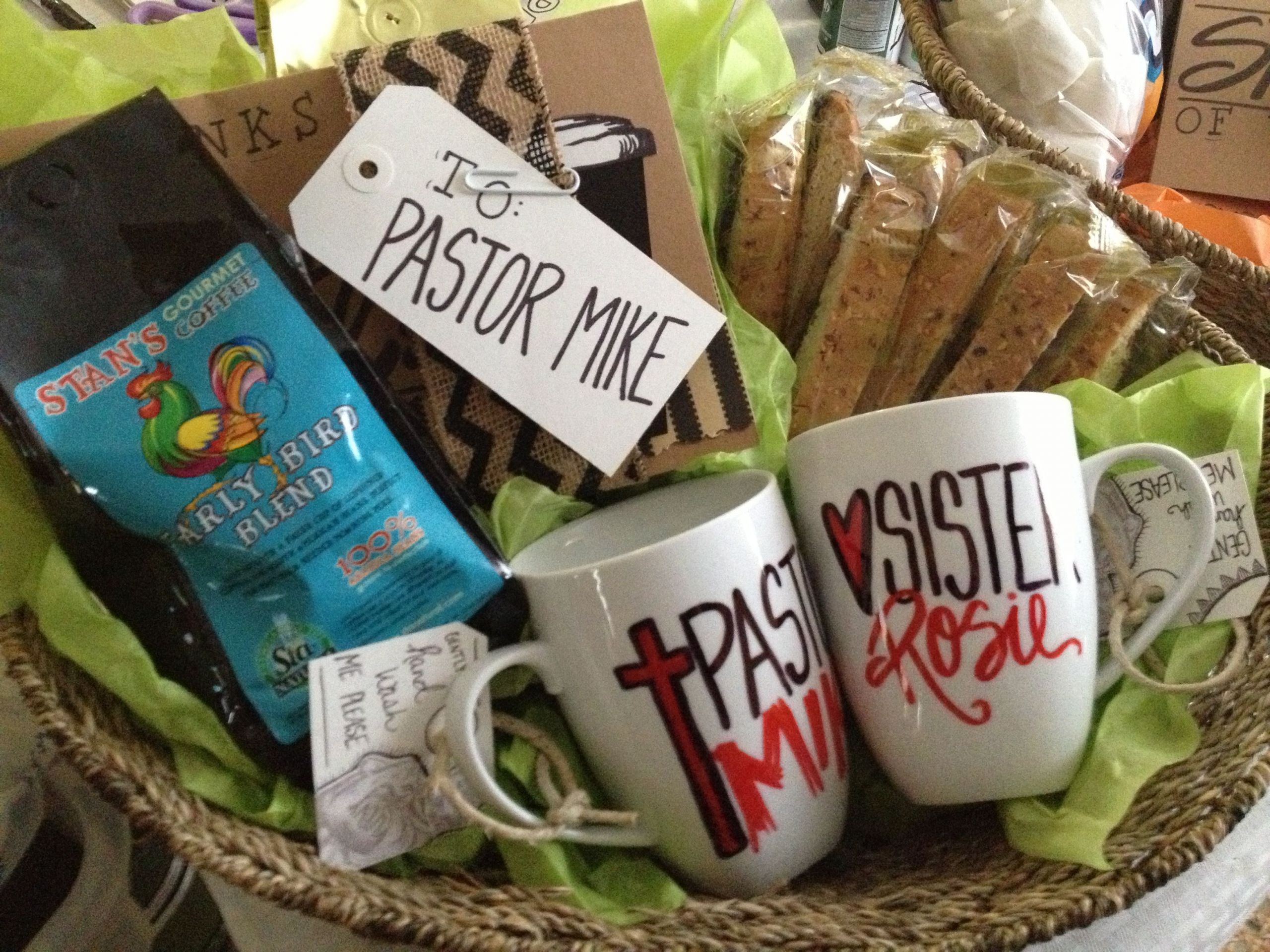 Gift Ideas For Pastor Anniversary
 Pastor Appreciation Kit diy card gourmet coffee