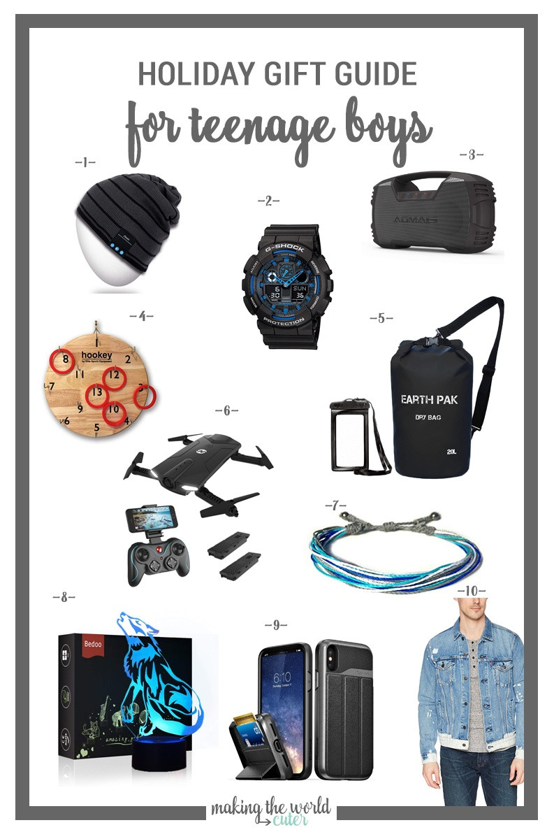 Gift Ideas For Teenager Boys
 10 Brilliant Gifts for Teen Boys for any Holiday or Gift