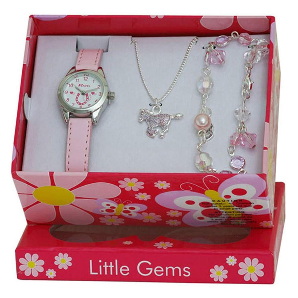 Gift Sets For Kids
 Ravel Little Gems Kids Horse Watch & Jewellery Gift Set