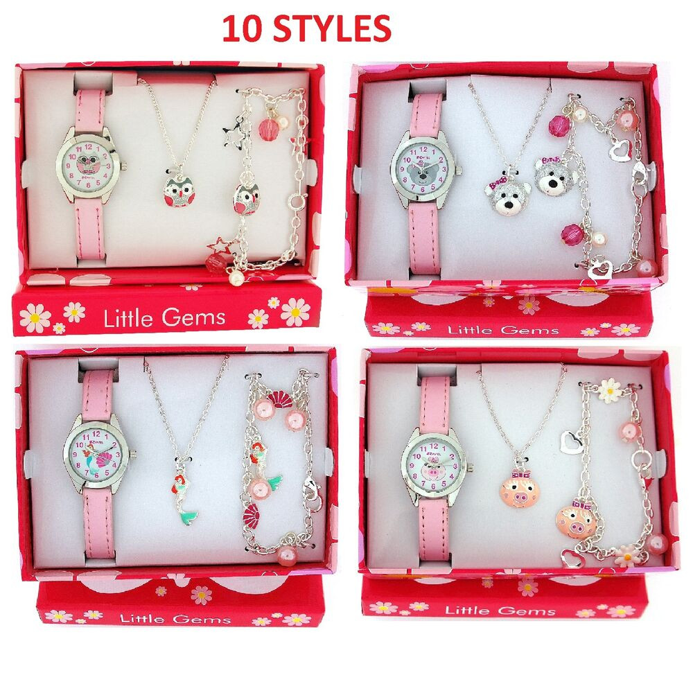 Gift Sets For Kids
 Ravel Girls Watch & Jewellery Cute Little Gems Children s