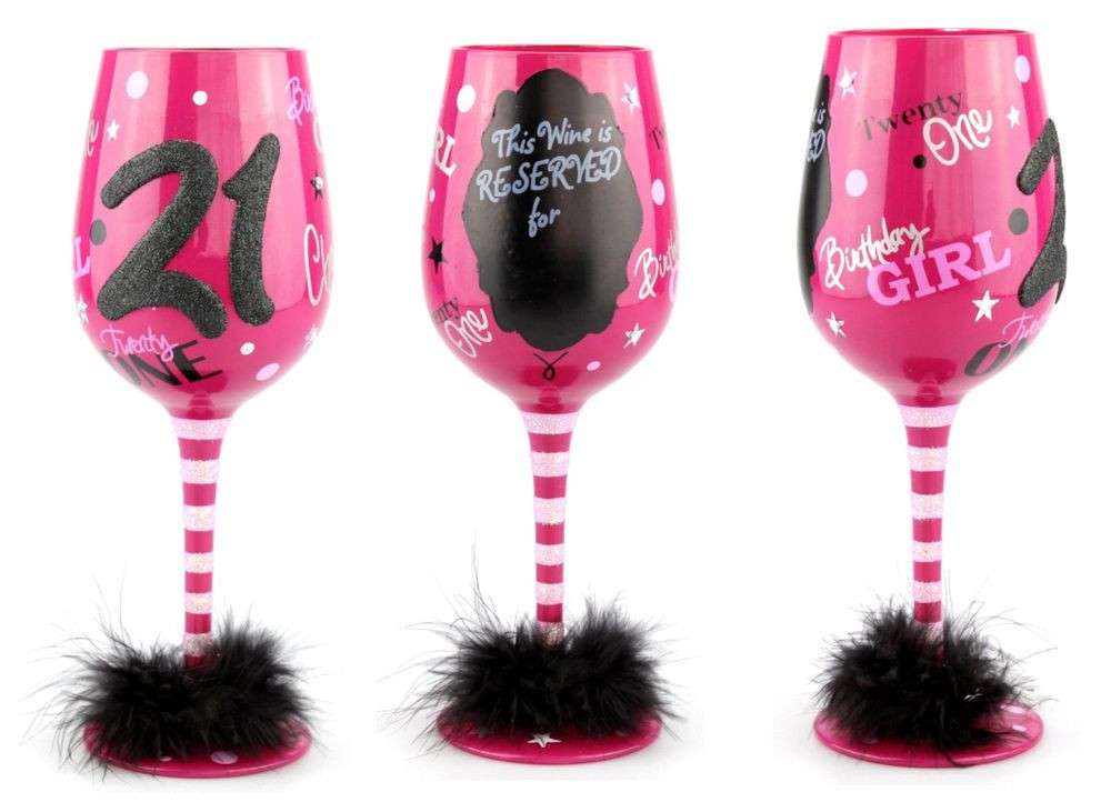 Gifts For 21st Birthday For Her
 21st Birthday Gifts Hand Painted Gift Boxed Wine Glass