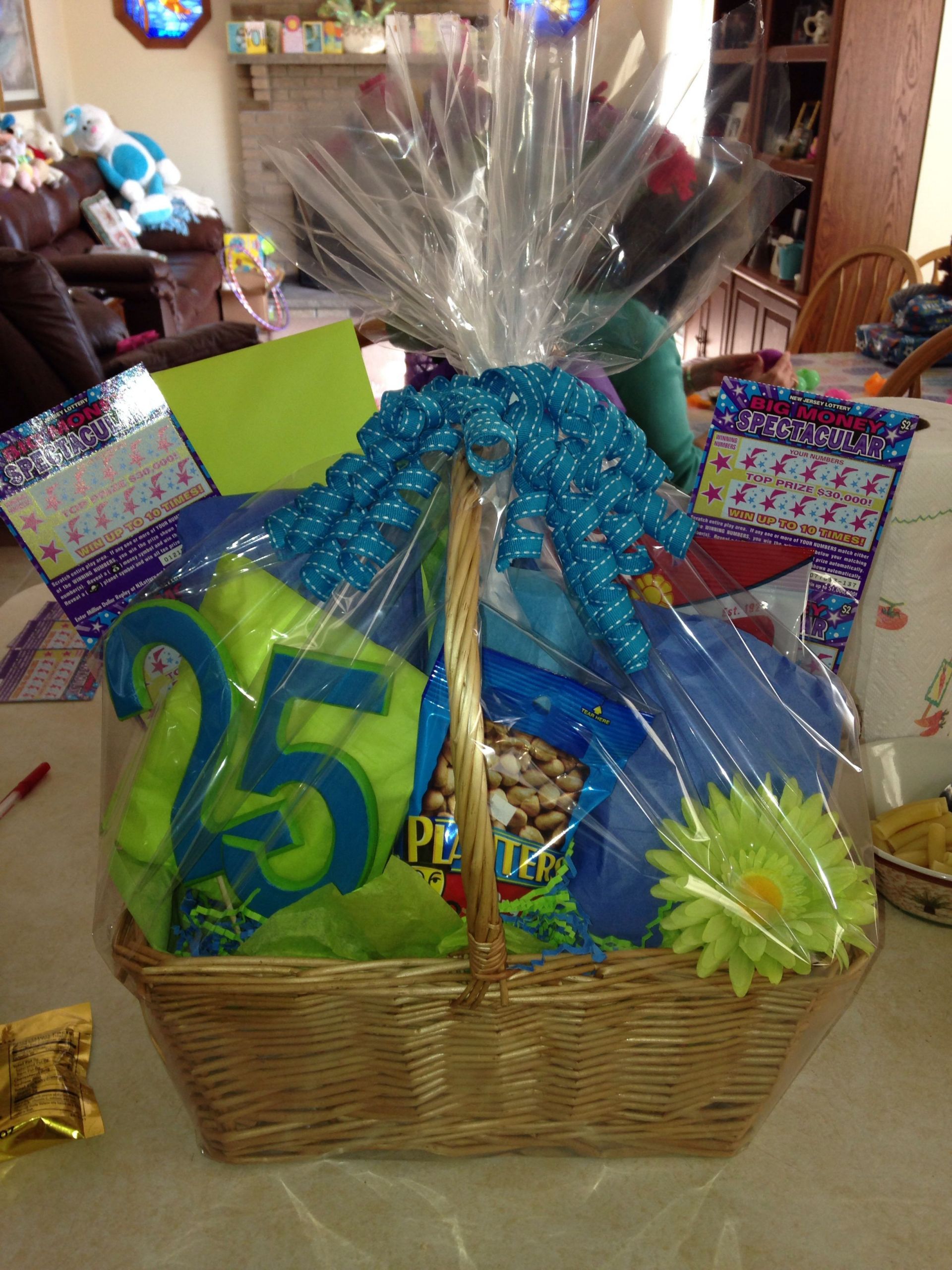 Gifts For 25th Birthday
 25th birthday basket