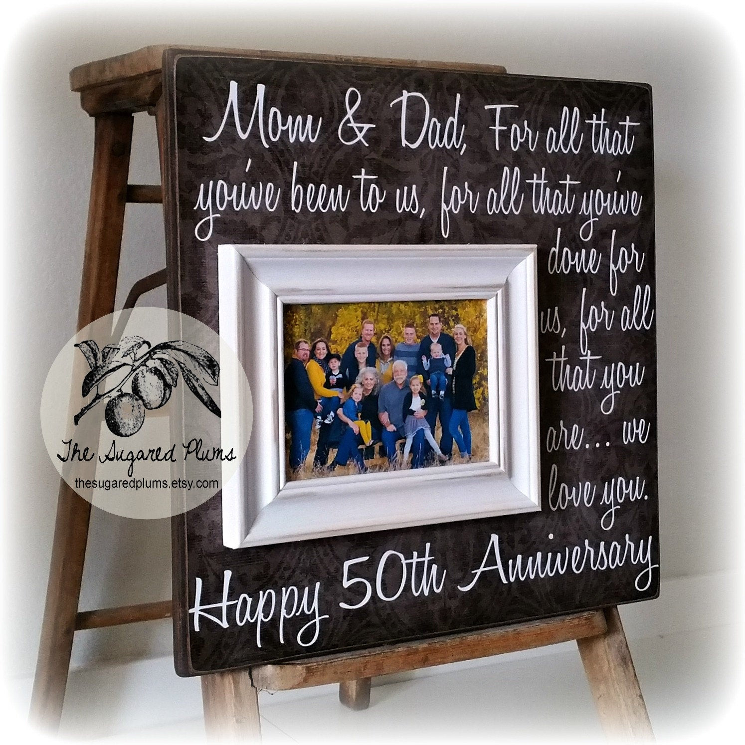 Gifts For 50th Birthday
 Parents Anniversary Gift 50th Anniversary Gifts For All That