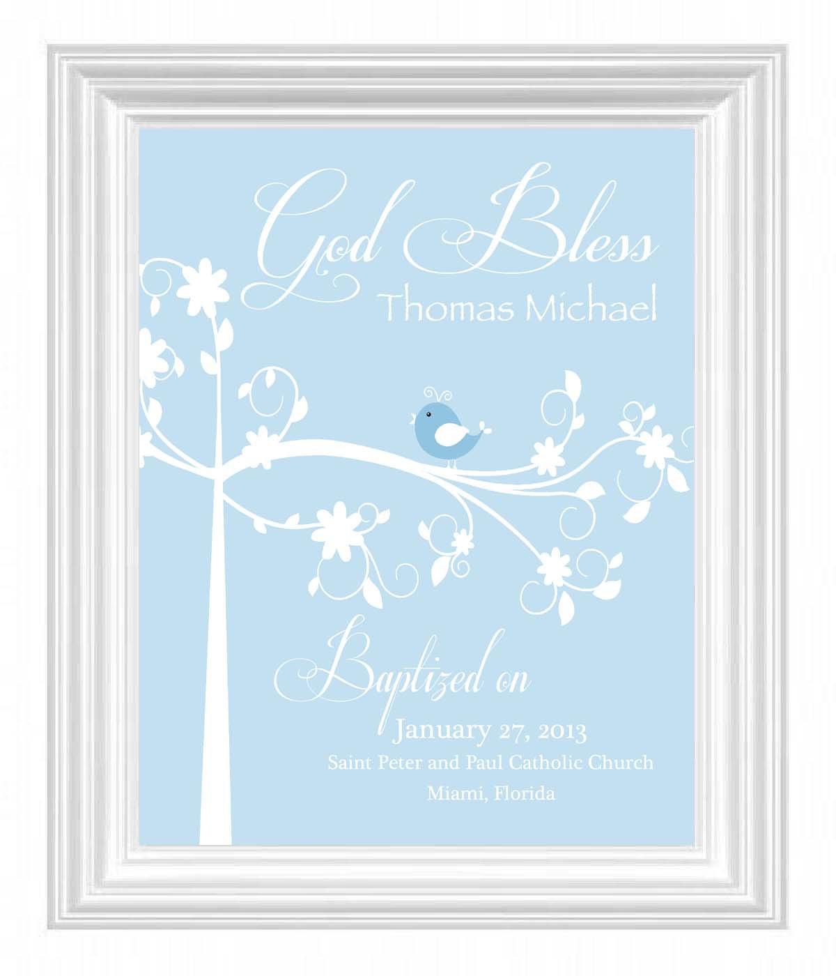 Gifts For Baby Baptism Boy
 Christening Gift Baptism Gift Baby Boy Personalized Print