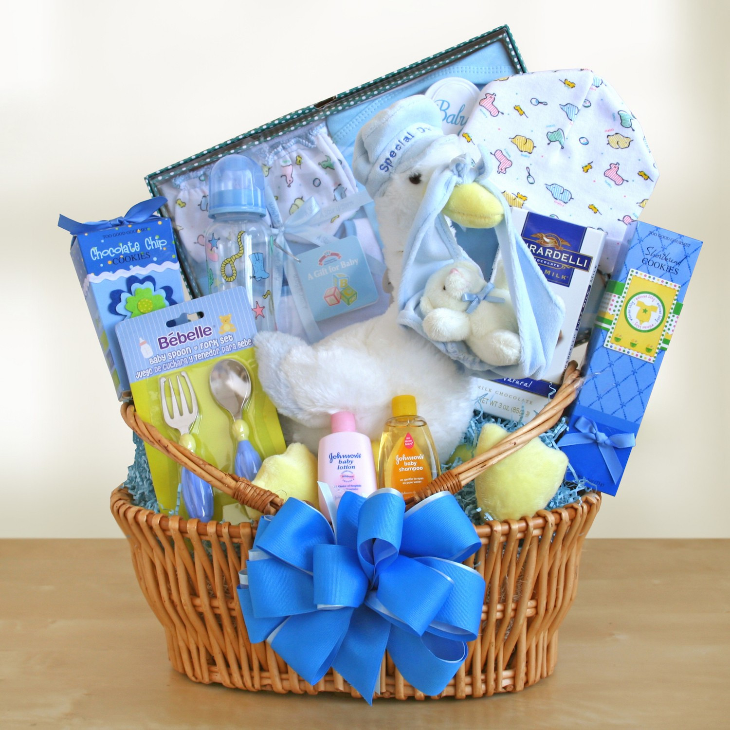 Gifts For Baby Shower Boy
 Wel e Baby Boy Gift Basket Gift Baskets Plus