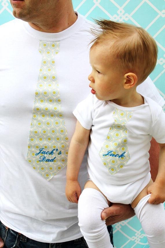 Gifts For Daddy From Baby Boy
 Items similar to Gift Set Baby Boy Daddy Personalized Tie
