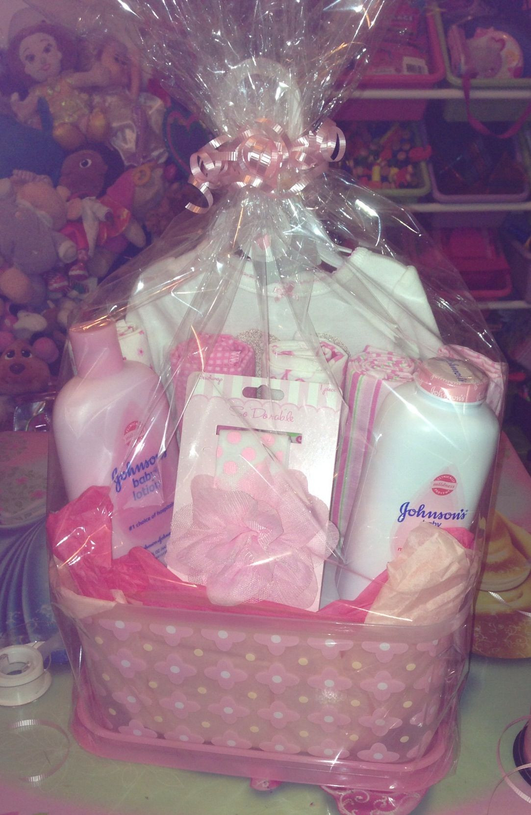 Gifts For Girl Baby Shower
 DIY baby shower t basket for a girl