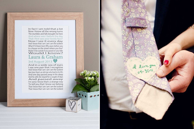 Gifts For Groom To Give Bride On Wedding Day
 18 Sweet Wedding Day Gift Ideas For Brides & Grooms