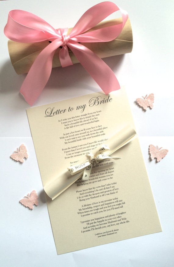 Gifts For Groom To Give Bride On Wedding Day
 Wedding Gift for Bride from Groom on Wedding Day