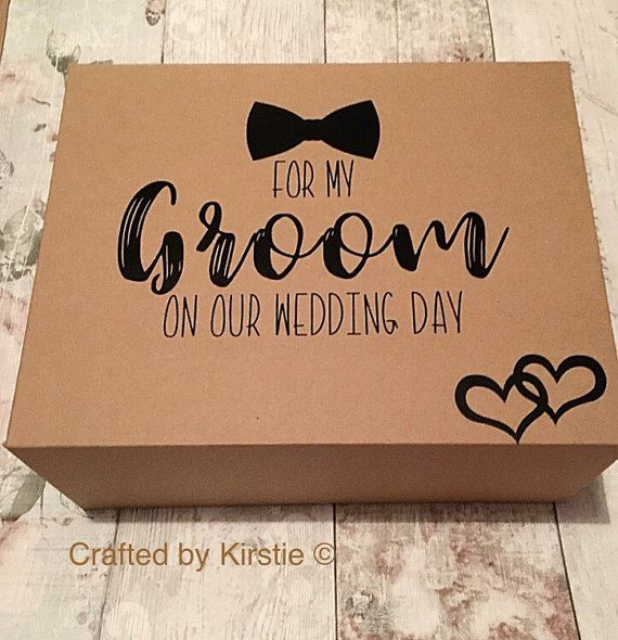 Gifts For Groom To Give Bride On Wedding Day
 Groom box Groom t husband to be t Gift for my