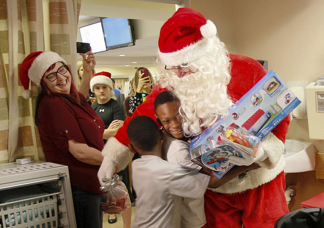 Gifts For Hospitalized Children
 Santa delivers ts to hospitalized children