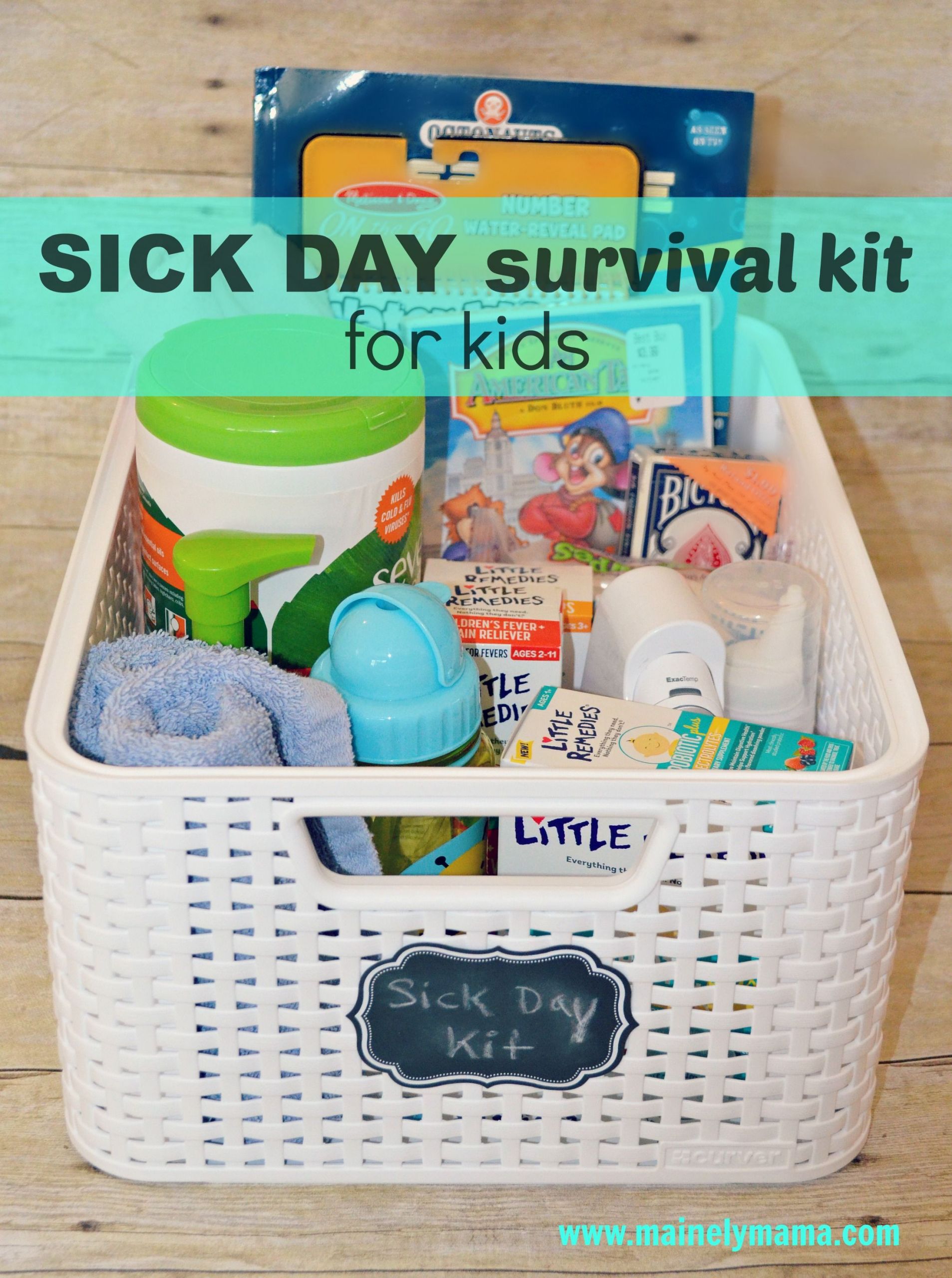 Gifts For Sick Kids
 Be prepared with this SICK DAY survival kit for kids ad