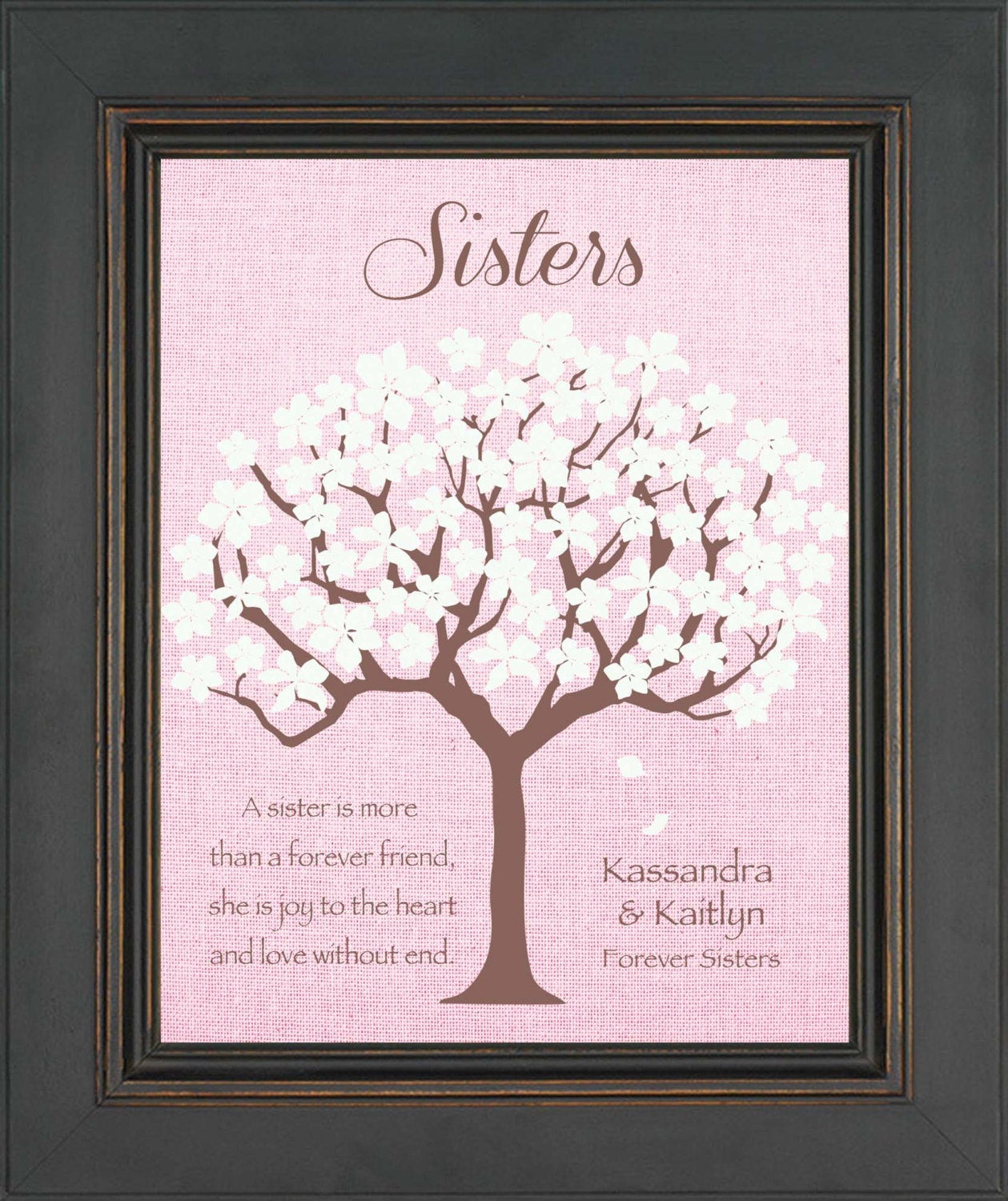 Gifts For Sister Birthday
 SISTERS Personalized Gift Birthday Gift for Sister Wedding