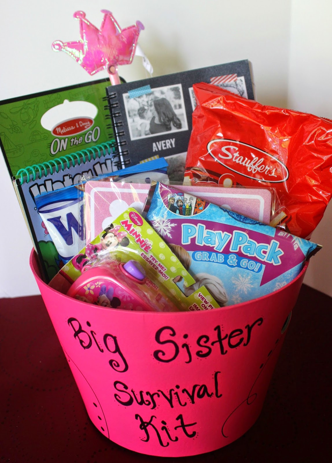 Gifts From New Baby To Big Sister
 simply made with love Big Sister Survival Kit