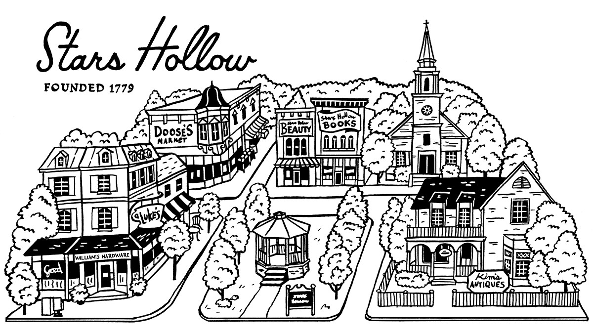 Gilmore Girls Coloring Pages
 Pins and Zines by Andrew J Brozyna