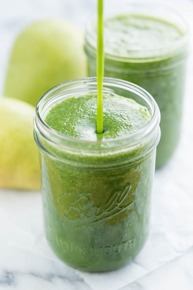 Ginger In Smoothies
 Ginger Pear Green Smoothie