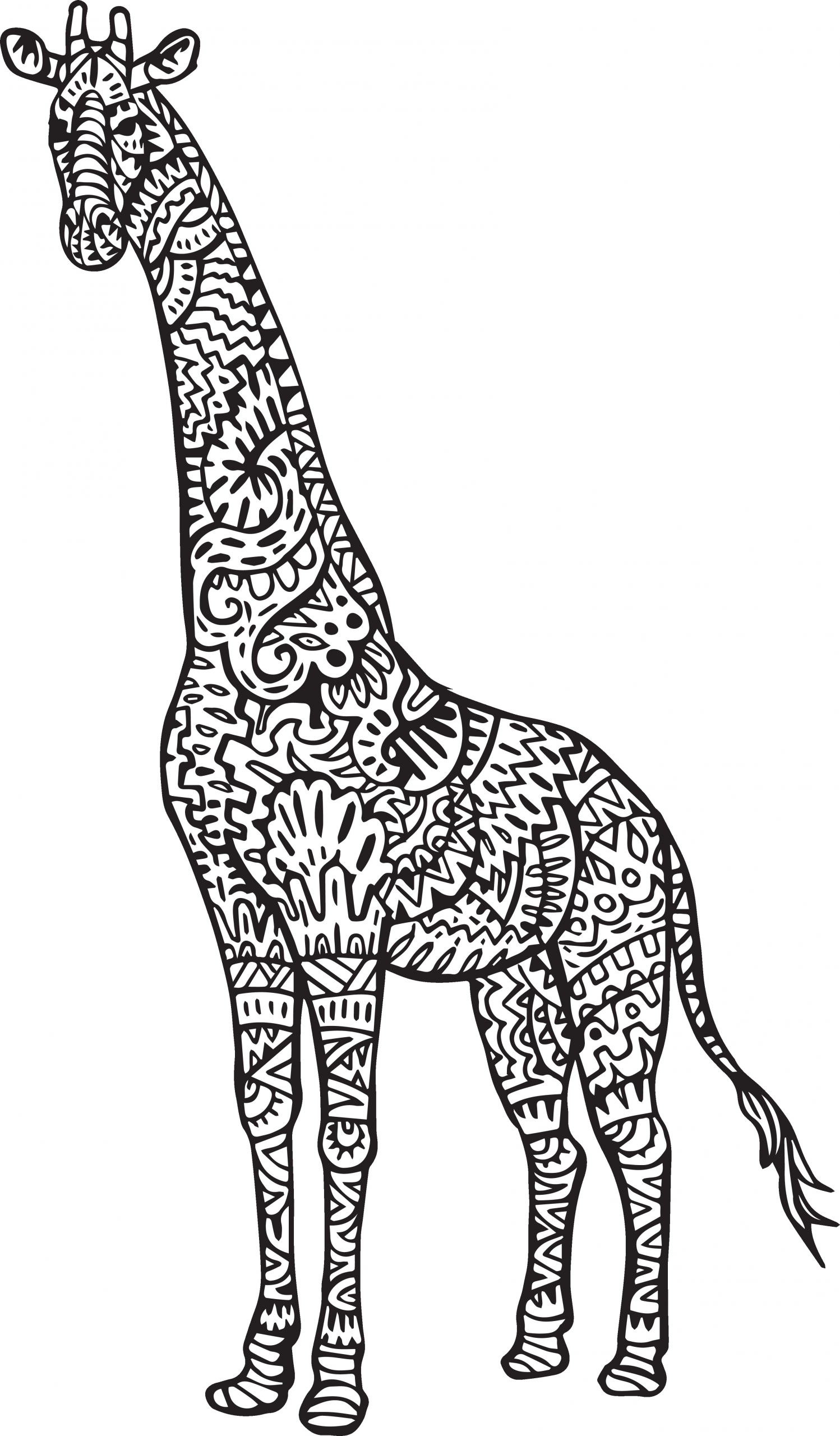 Giraffe Coloring Pages For Adults
 April s Baby has Arrived and Here is the Video Hip