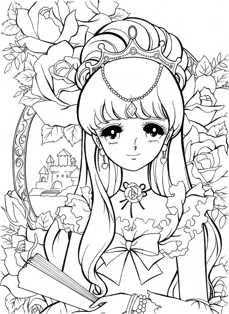 Girl Coloring Pages For Adults
 coloring pages