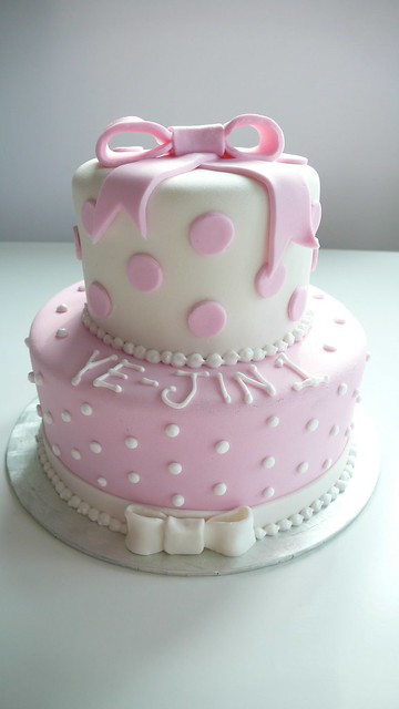 Girl First Birthday Cake
 Little Girls 1st Birthday Cake