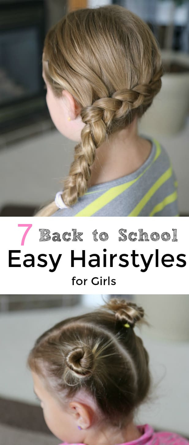 Girl Hairstyles For School
 7 Back to School Easy Hairstyles for Girls