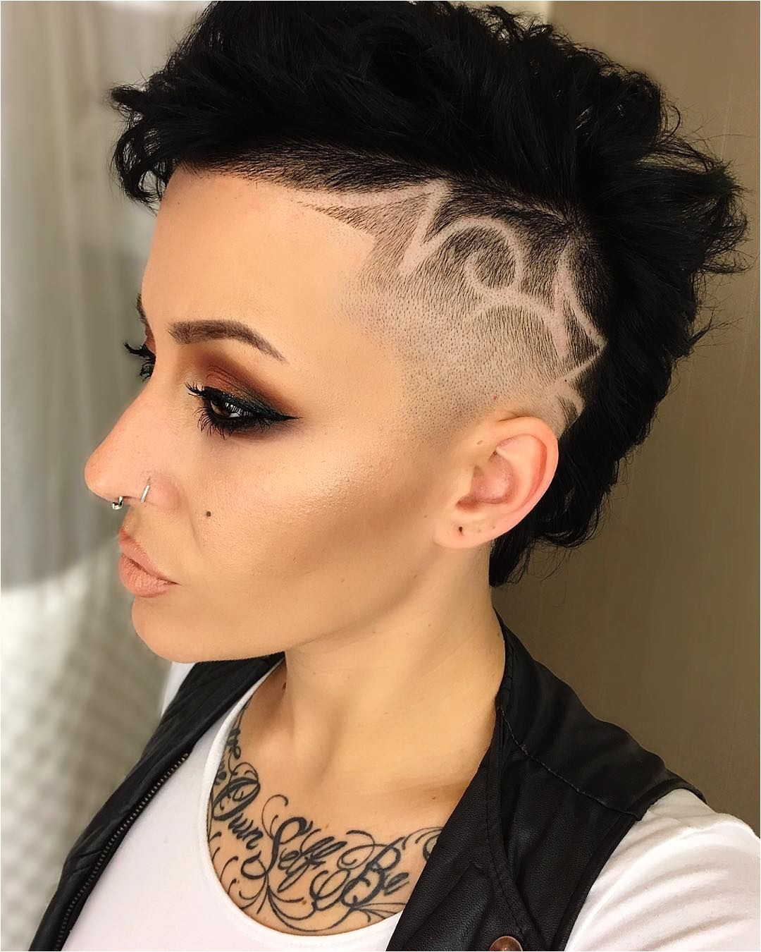 Girl Half Shaved Hairstyle
 Half Shaved Head Hairstyles for Girls